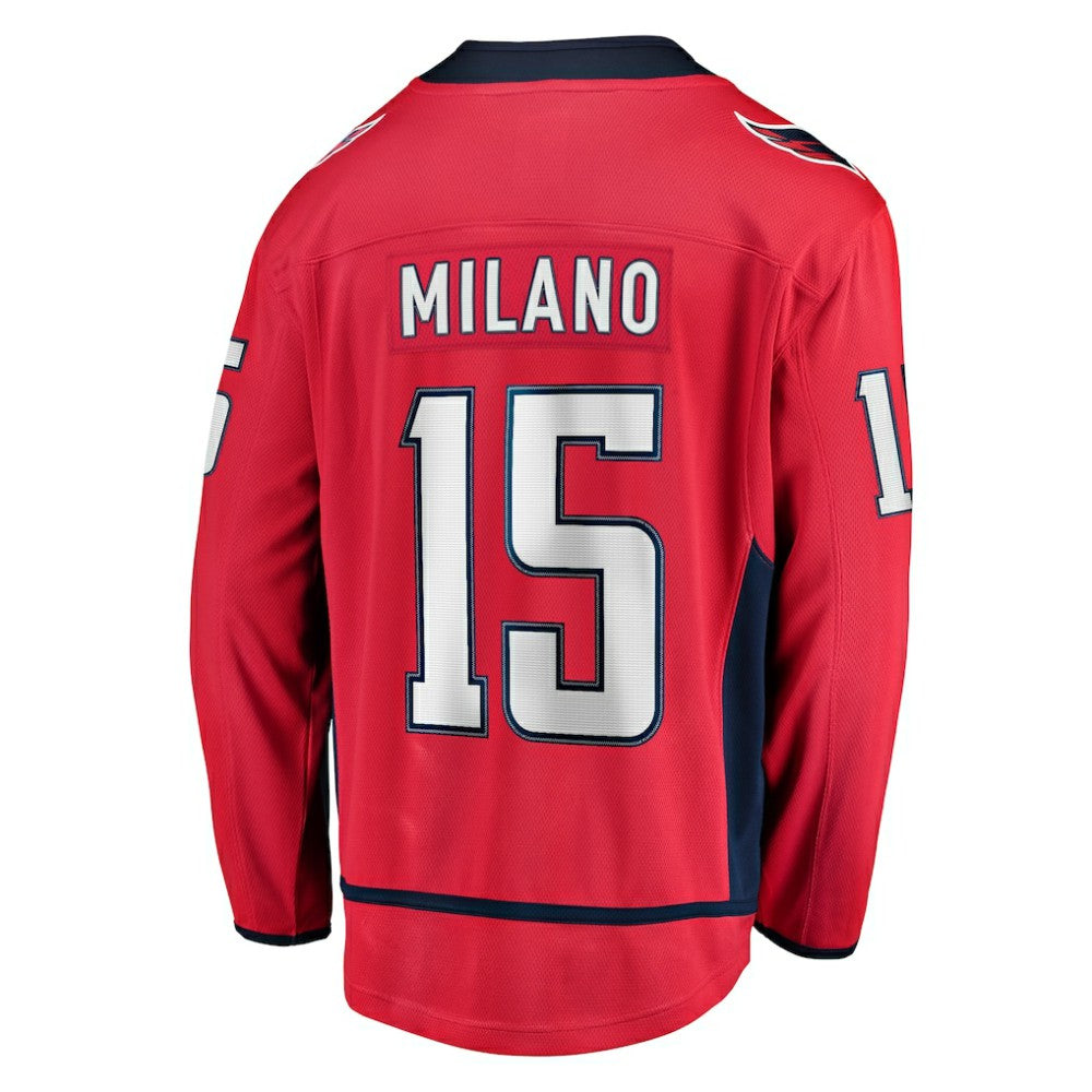 Sonny Milano Washington Capitals Fanatics Home Breakaway Jersey -  NHL Jerseys