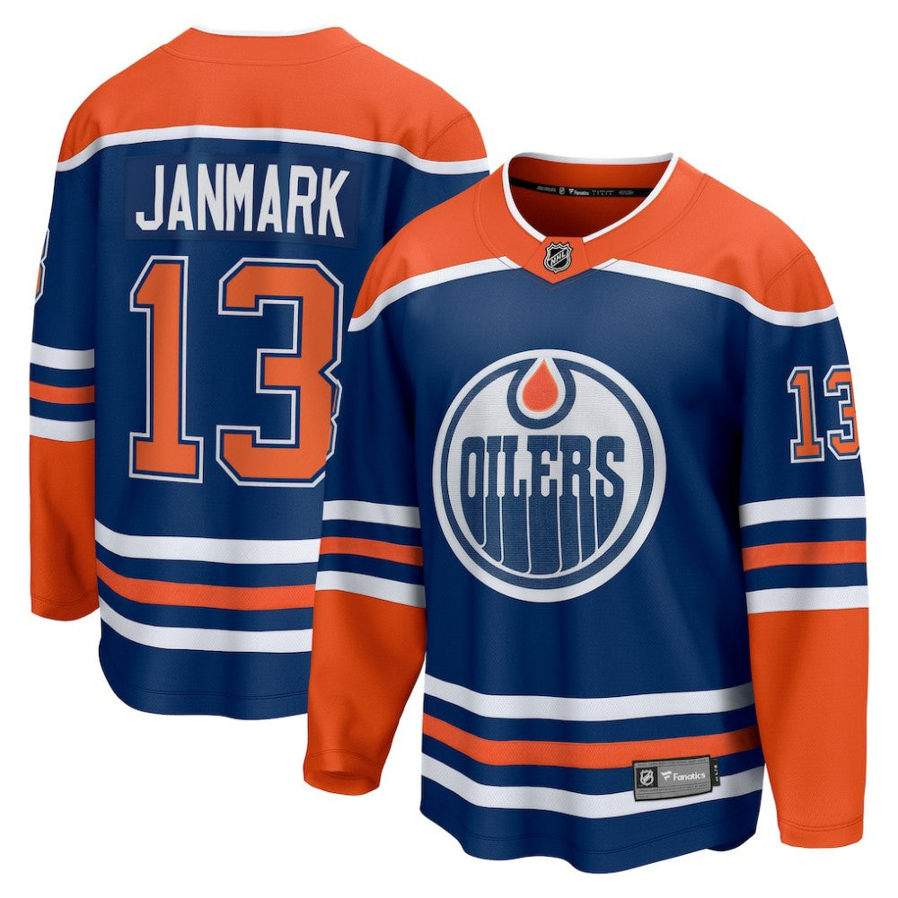 Mattias Janmark Edmonton Oilers Fanatics Home Breakaway Jersey -  NHL Jerseys