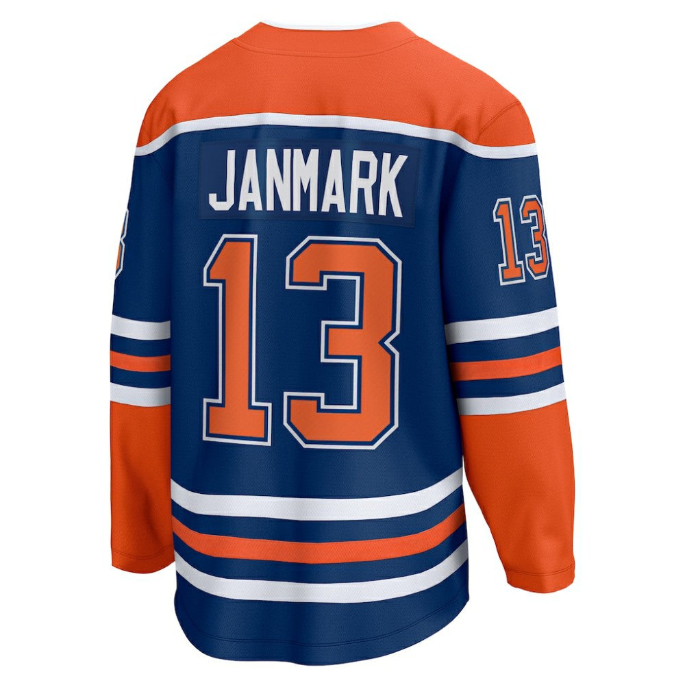 Mattias Janmark Edmonton Oilers Fanatics Home Breakaway Jersey -  NHL Jerseys