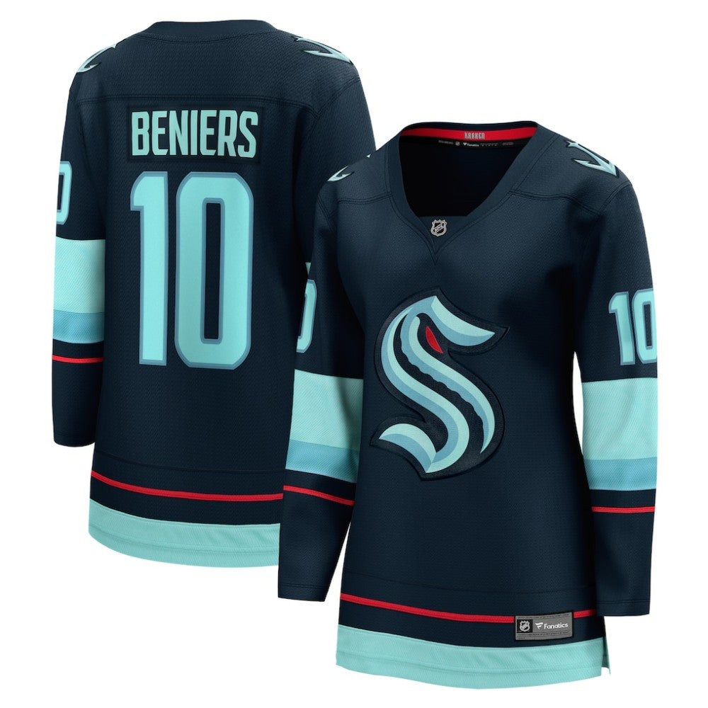 Matty Beniers Seattle Kraken Fanatics Women's Home Breakaway Player Jersey -  NHL Jerseys