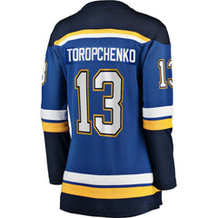 Alexey Toropchenko St. Louis Blues Fanatics Women's Home Breakaway Player Jersey -  NHL Jerseys