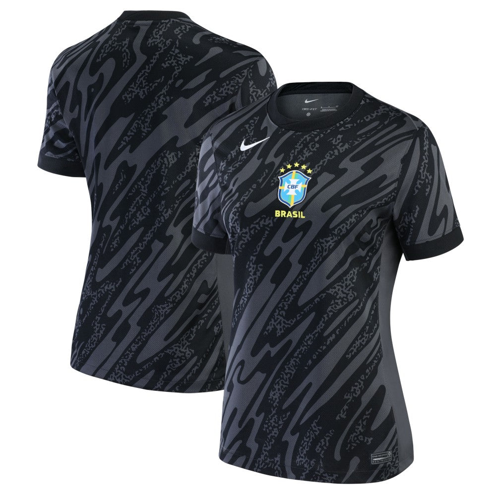 Brazil National Team Women's 2024 Goalkeeper Replica Stadium Jersey