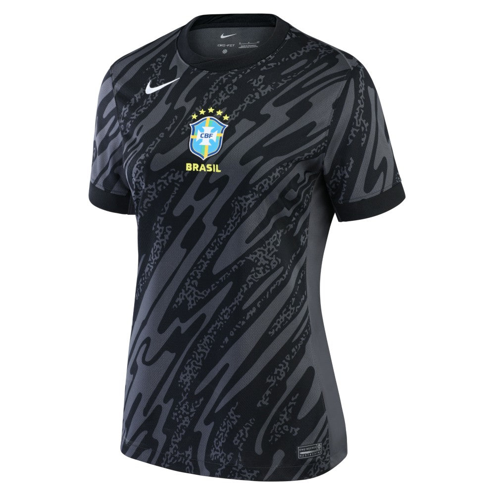 Brazil National Team Women's 2024 Goalkeeper Replica Stadium Jersey