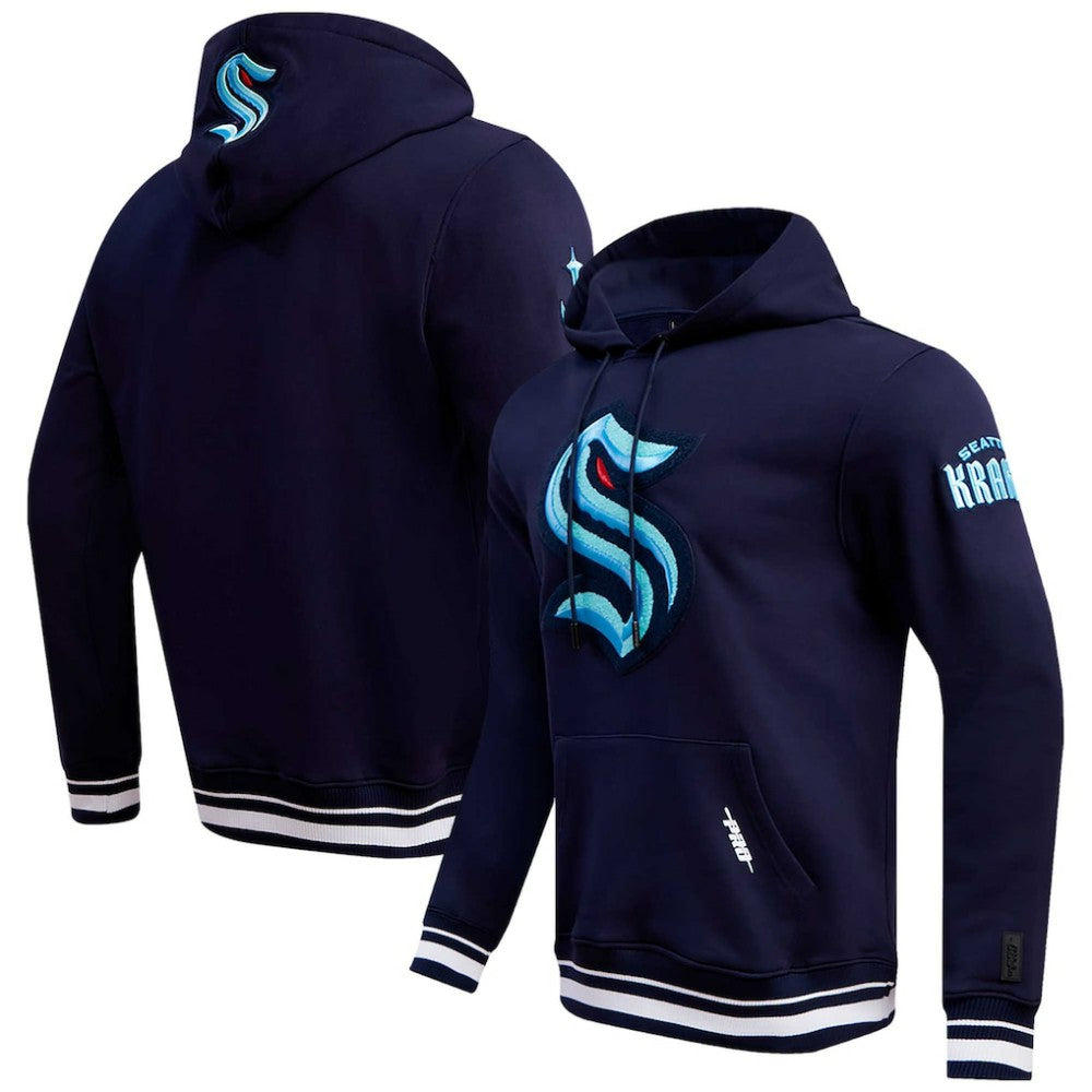Seattle Kraken Pro Standard Retro Classic Fleece Pullover Hoodie -  NHL Hoodies
