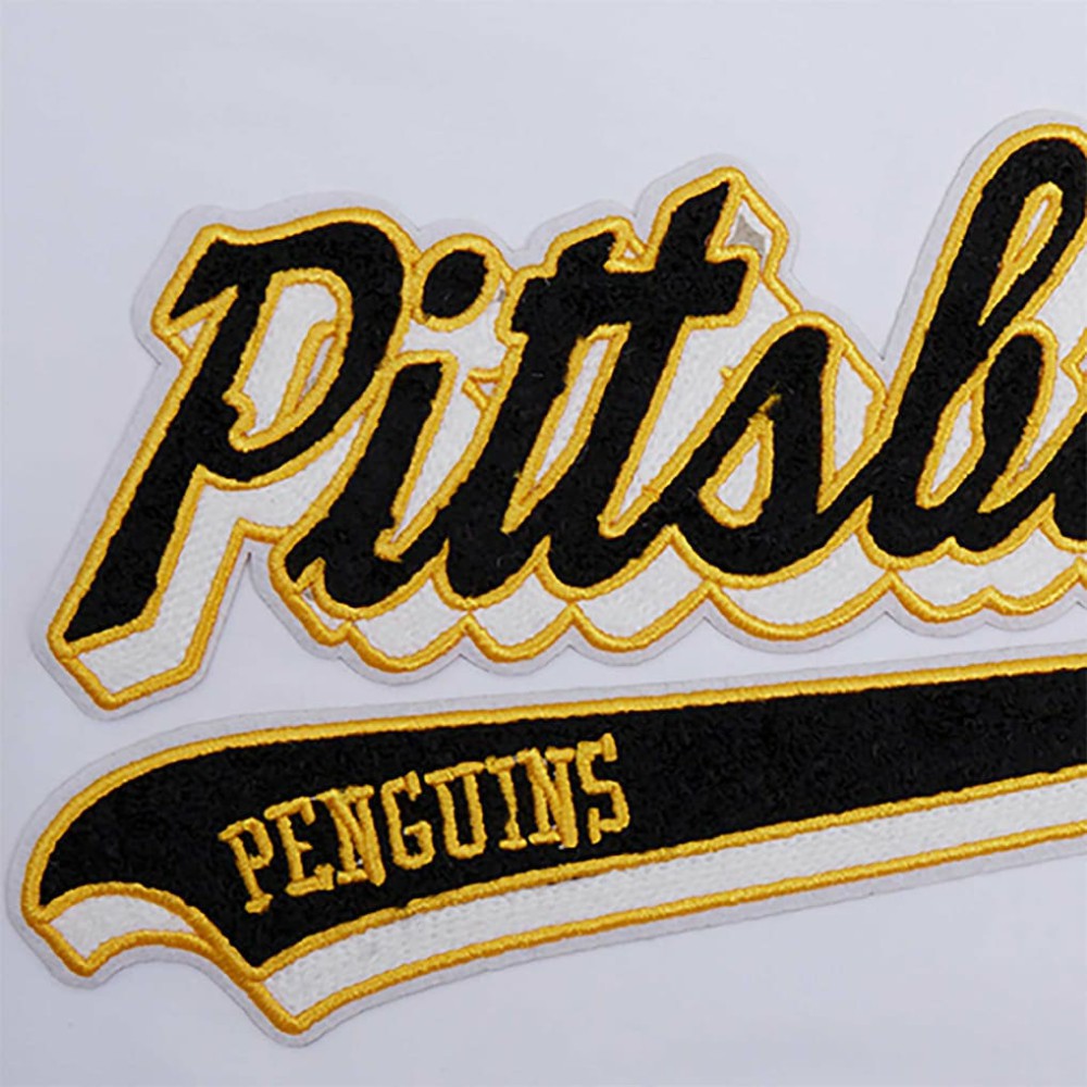 Pittsburgh Penguins Pro Standard Women's Boxy Script Tail Cropped T-Shirt -  NHL T-shirts