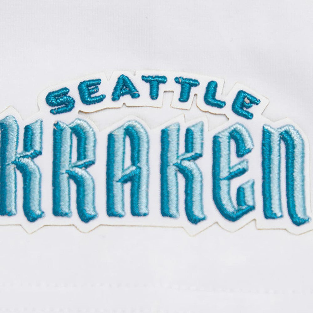 Seattle Kraken Pro Standard Women's Boxy Script Tail Cropped T-Shirt -  NHL T-shirts