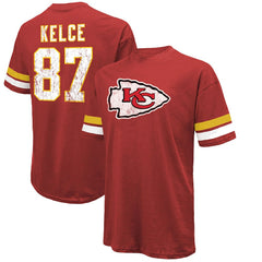 Kansas City Chiefs Travis Kelce  Majestic Threads Name & Number Oversized Fit T-Shirt | NFL On sale