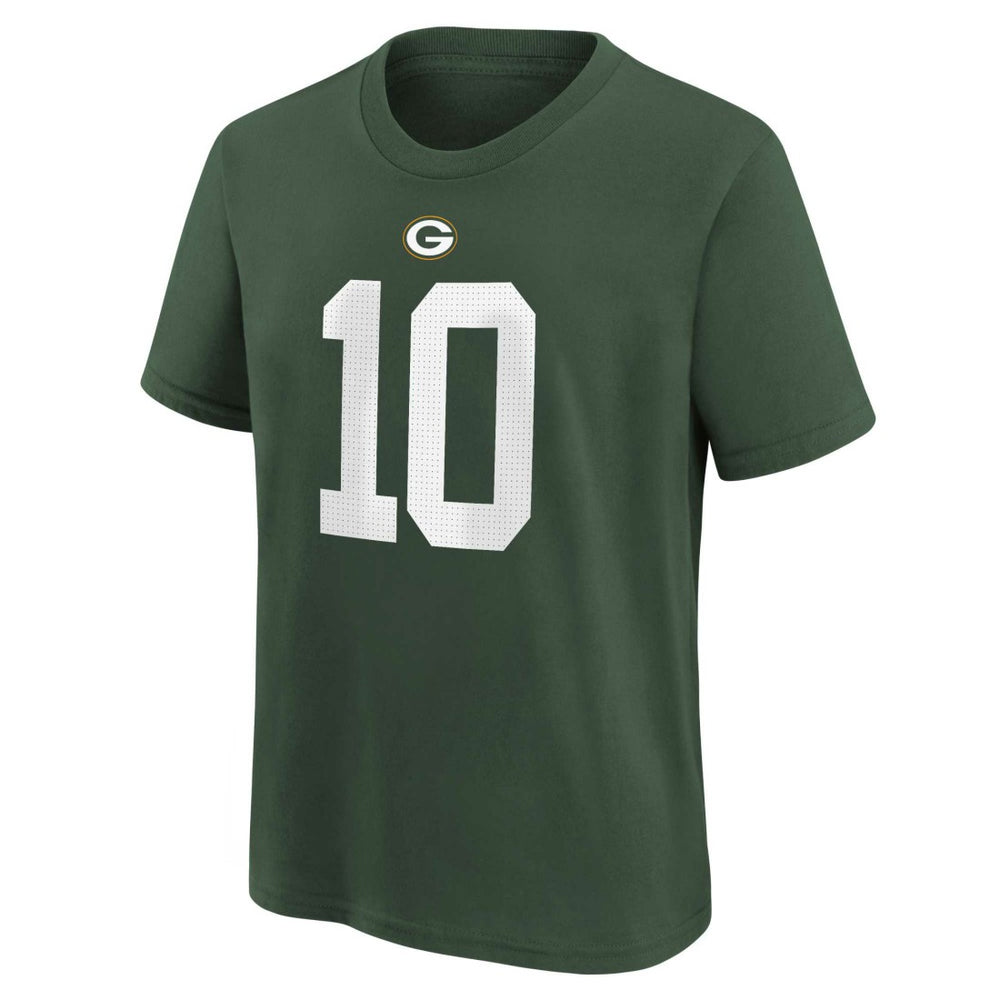 Green Bay Packers Jordan Love  Preschool Player Name & Number T-Shirt | NFL New