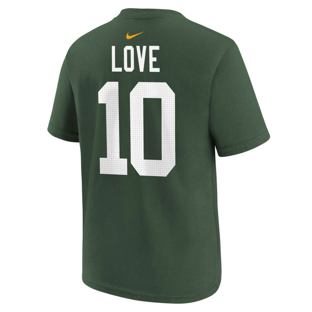 Green Bay Packers Jordan Love  Preschool Player Name & Number T-Shirt | NFL New