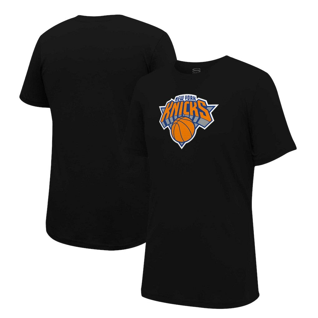 Black New York Knicks Stadium Essentials Unisex Primary Logo T-Shirt | NBA