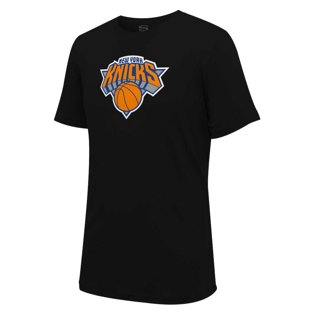 Black New York Knicks Stadium Essentials Unisex Primary Logo T-Shirt | NBA