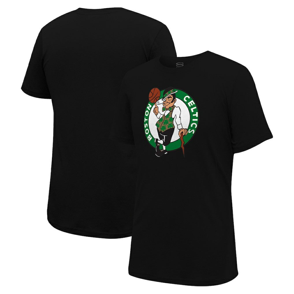 Black Boston Celtics Stadium Essentials Unisex Primary Logo T-Shirt | NBA