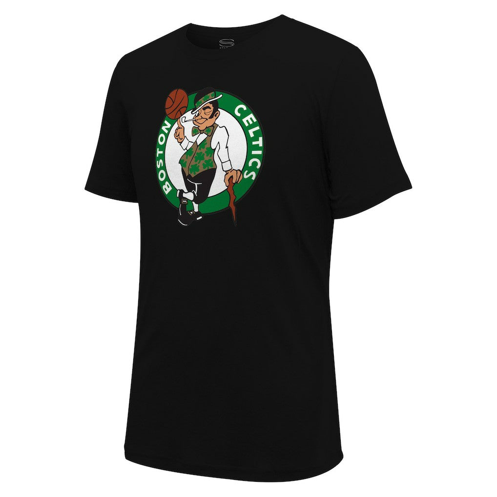 Black Boston Celtics Stadium Essentials Unisex Primary Logo T-Shirt | NBA