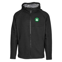 Black Boston Celtics Levelwear Durham Insignia Core Full-Zip Hoodie | NBA
