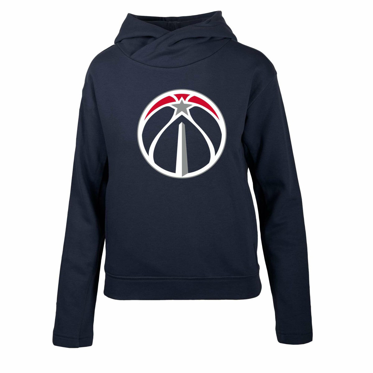 Navy Washington Wizards Levelwear Women's Evian Core Pullover Hoodie | NBA
