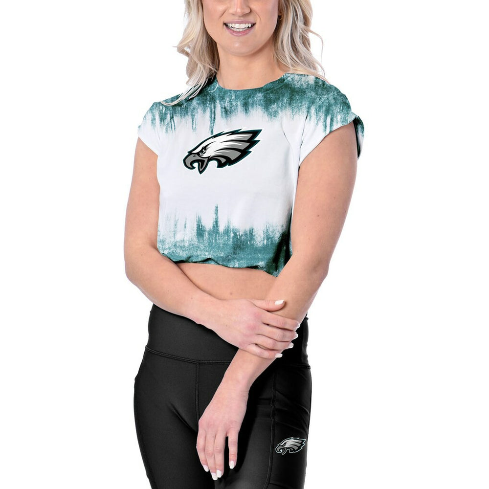 Philadelphia Eagles Certo Women's Cropped Framework T-Shirt | NFL Hot