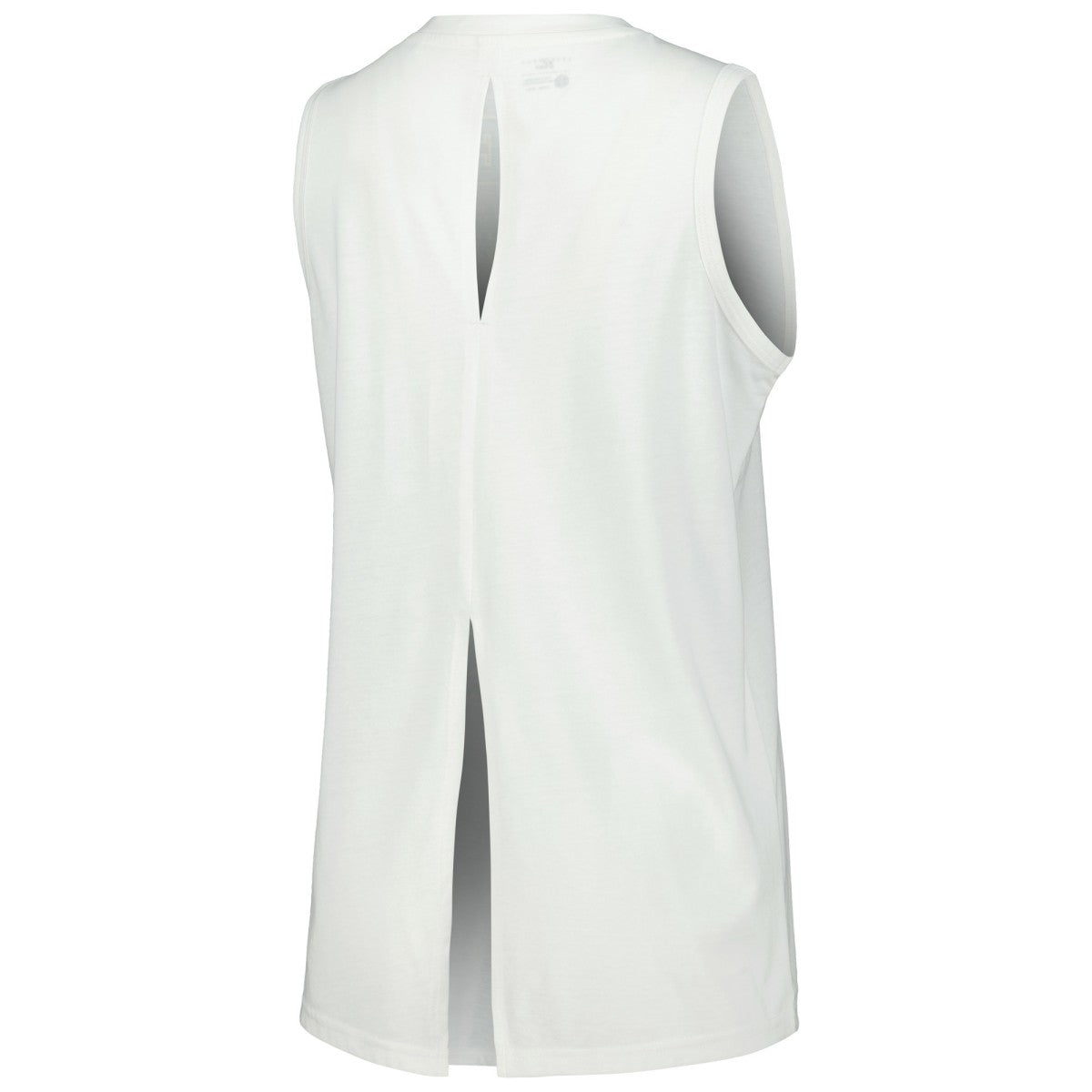 White Milwaukee Bucks Levelwear Women's Paisley Peekaboo Tank Top | NBA