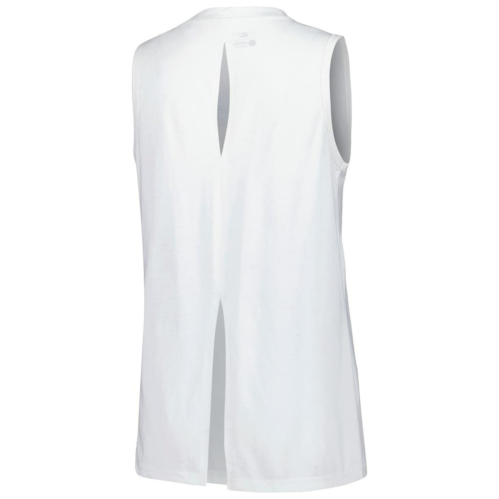 White Dallas Mavericks Levelwear Women's Paisley Peekaboo Tank Top sale | NBA