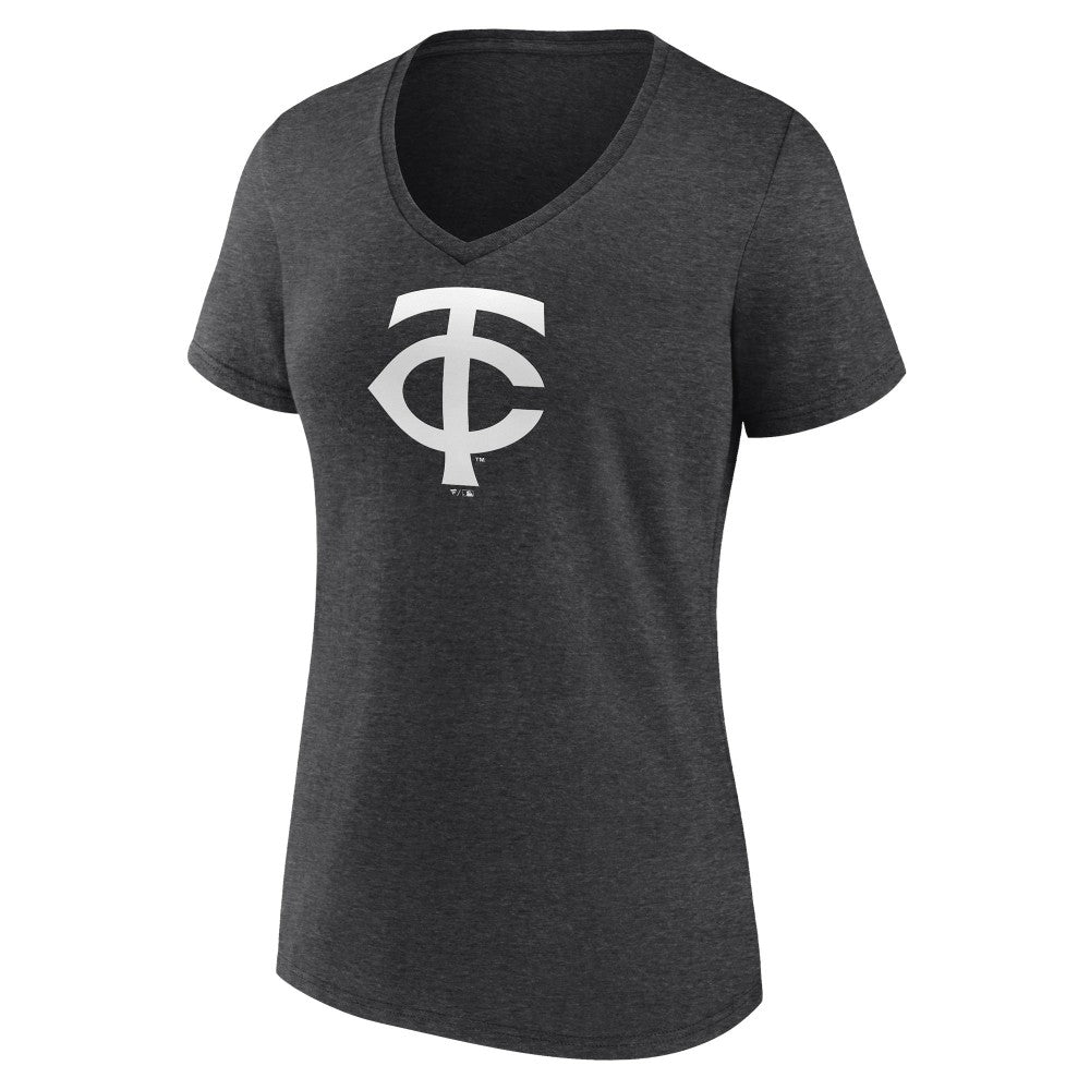 Minnesota Twins Women's Personalized Monochrome Name & Number V-Neck T-Shirt - MLB T-shirts