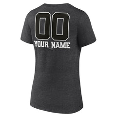 Minnesota Twins Women's Personalized Monochrome Name & Number V-Neck T-Shirt - MLB T-shirts