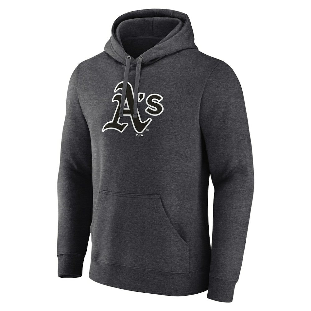 Athletics Personalized Monochrome Name & Number Pullover Hoodie - MLB Hoodies