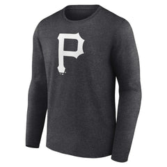 Pittsburgh Pirates Personalized Monochrome Name & Number Long Sleeve T-Shirt - MLB T-shirts