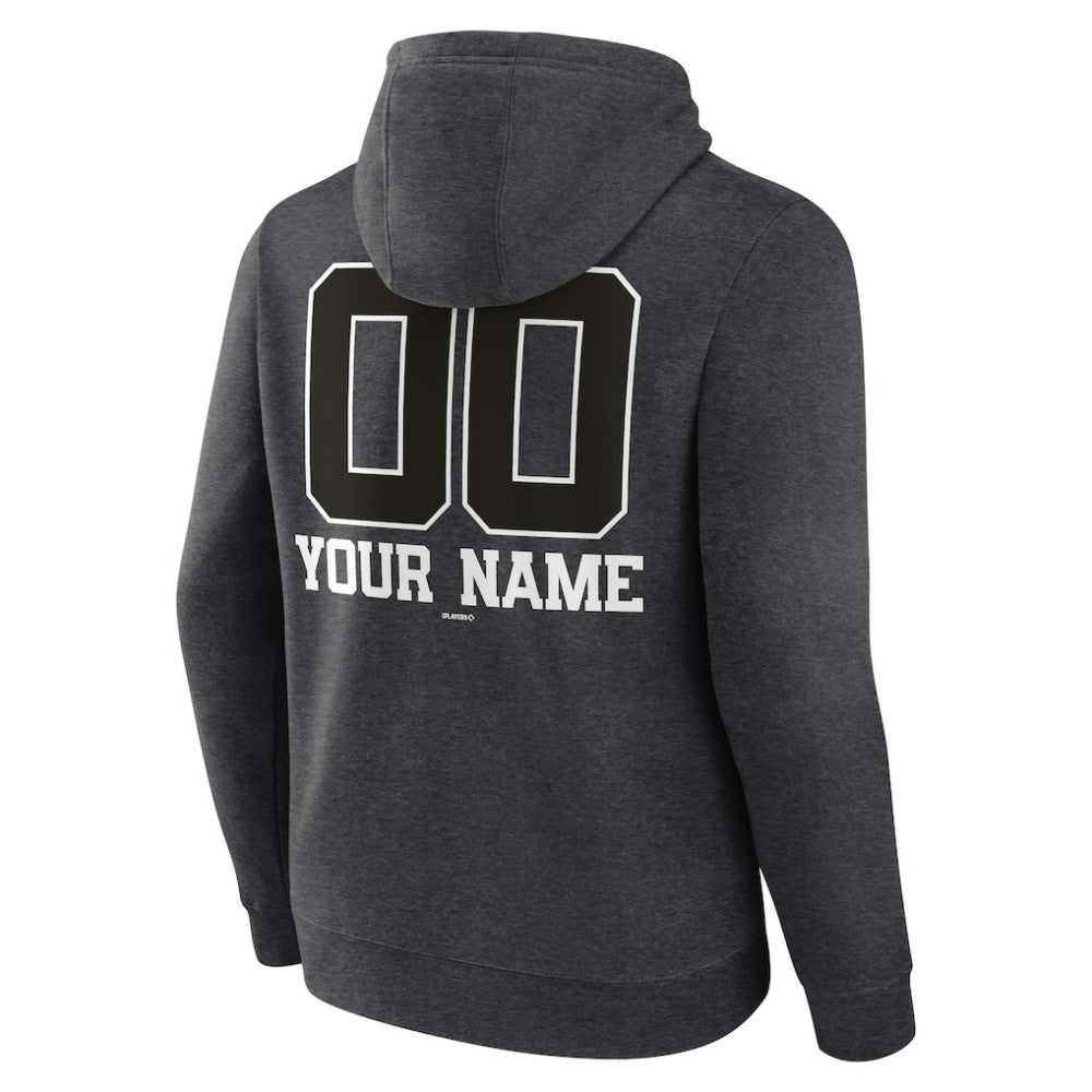 Pittsburgh Pirates Personalized Monochrome Name & Number Pullover Hoodie - MLB Hoodies