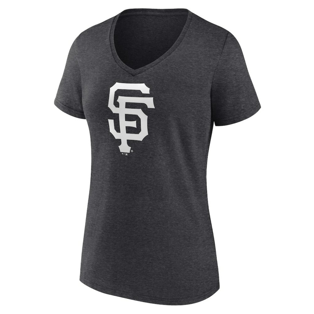 San Francisco Giants Women's Personalized Monochrome Name & Number V-Neck T-Shirt - MLB T-shirts