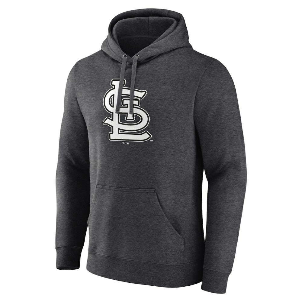 St. Louis Cardinals Personalized Monochrome Name & Number Pullover Hoodie - MLB Hoodies