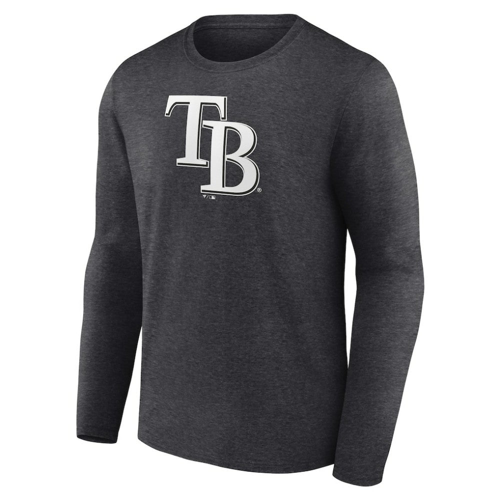 Tampa Bay Rays Personalized Monochrome Name & Number Long Sleeve T-Shirt - MLB T-shirts