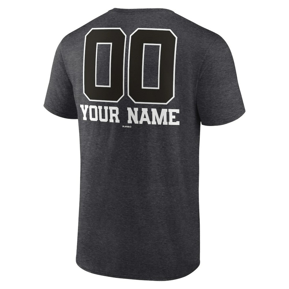 Texas Rangers Personalized Monochrome Name & Number T-Shirt - MLB T-shirts