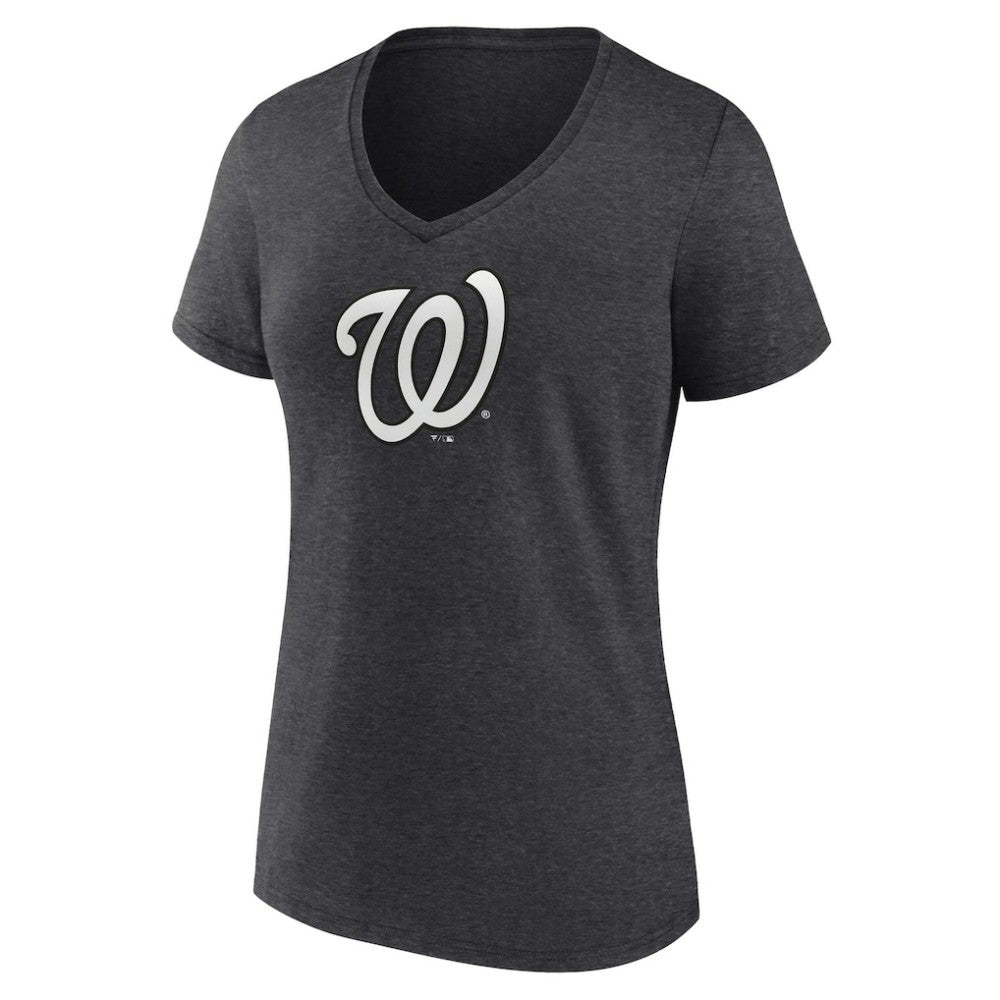 Washington Nationals Women's Personalized Monochrome Name & Number V-Neck T-Shirt - MLB T-shirts