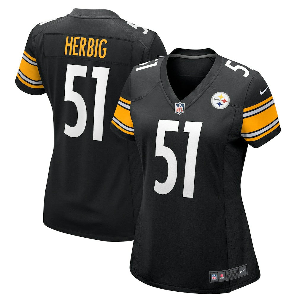 Pittsburgh Steelers Nick Herbig  Women's Game Jersey | NFL New
