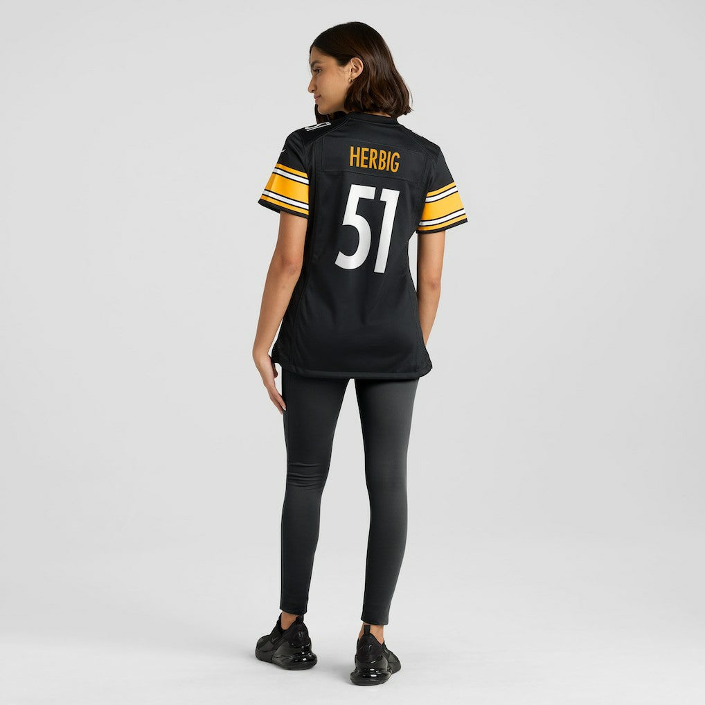 Pittsburgh Steelers Nick Herbig  Women's Game Jersey | NFL New
