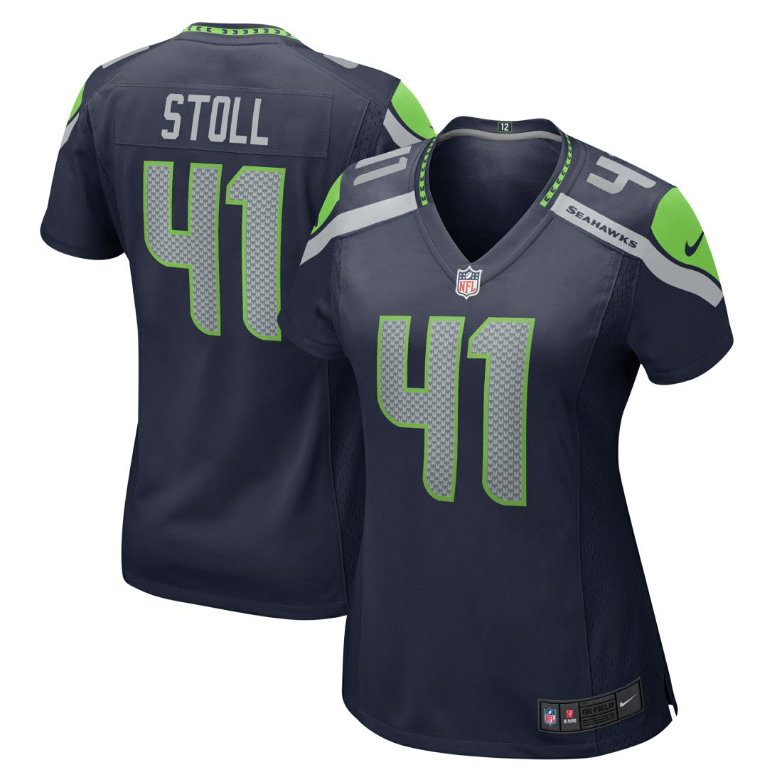 Seattle Seahawks Chris Stoll  Women's Team Game Jersey | NFL New