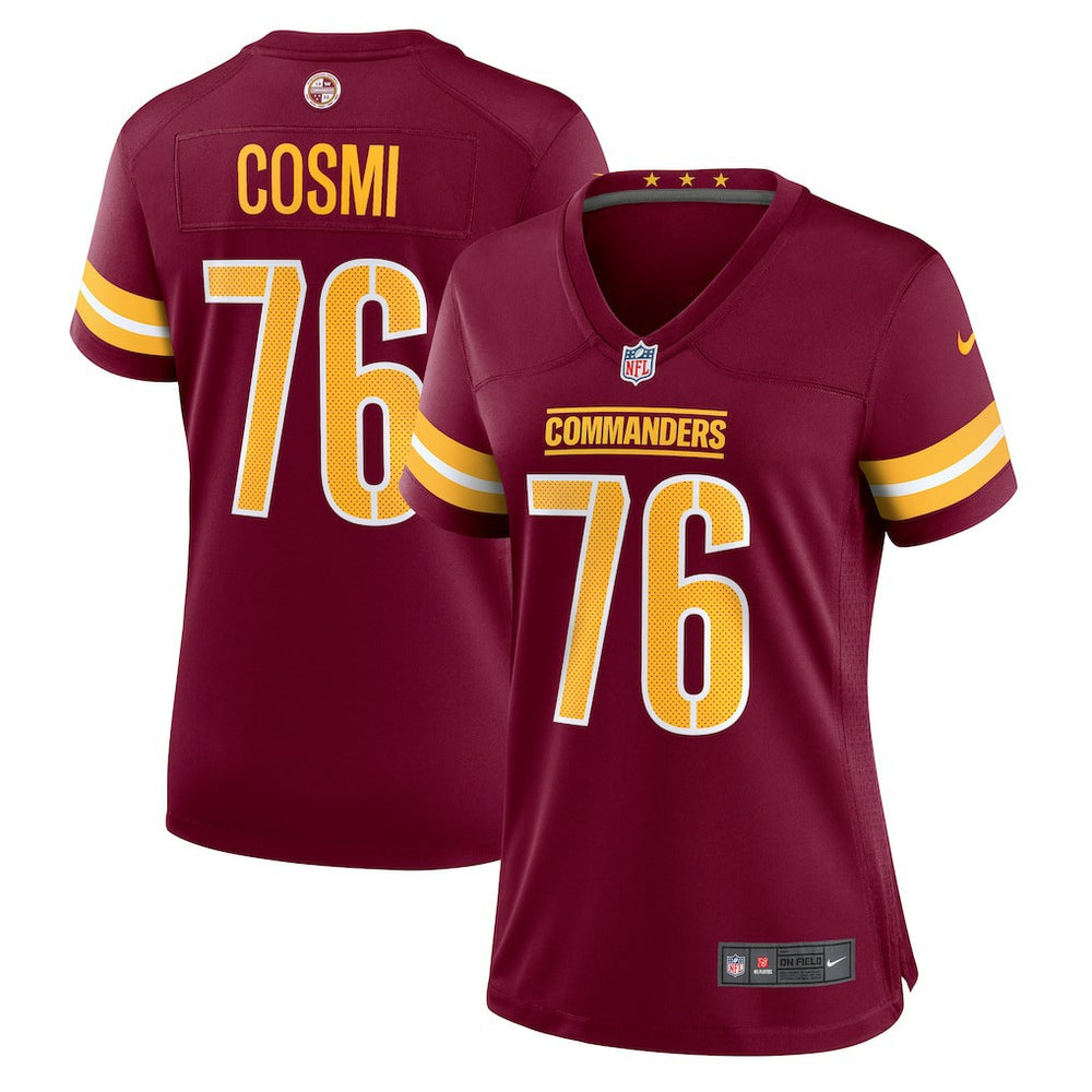 Washington Commanders Sam Cosmi  Women's Game Jersey | NFL Sale