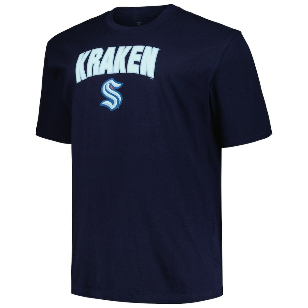 Seattle Kraken Profile Big & Tall Arch Over Logo T-Shirt -  NHL T-shirts