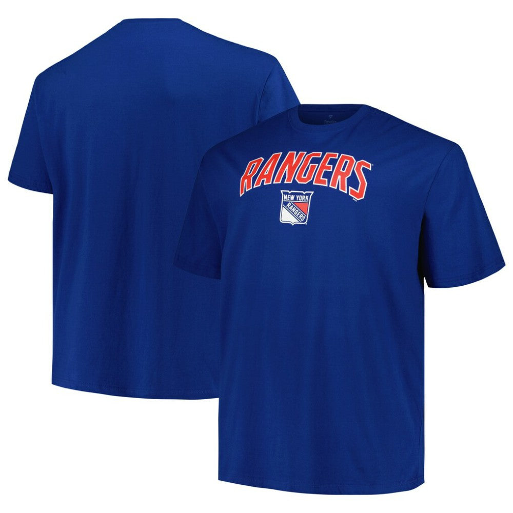 New York Rangers Profile Big & Tall Arch Over Logo T-Shirt -  NHL T-shirts