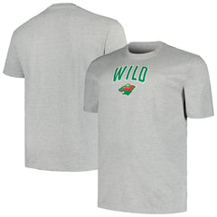 Minnesota Wild Profile Big & Tall Arch Over Logo T-Shirt -  NHL T-shirts