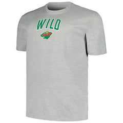 Minnesota Wild Profile Big & Tall Arch Over Logo T-Shirt -  NHL T-shirts