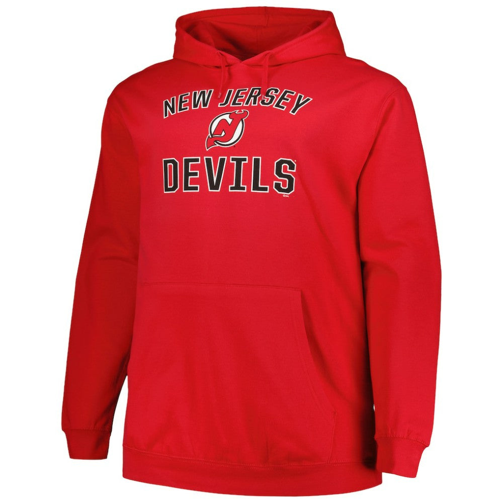 New Jersey Devils Profile Big & Tall Arch Over Logo Pullover Hoodie -  NHL Jerseys