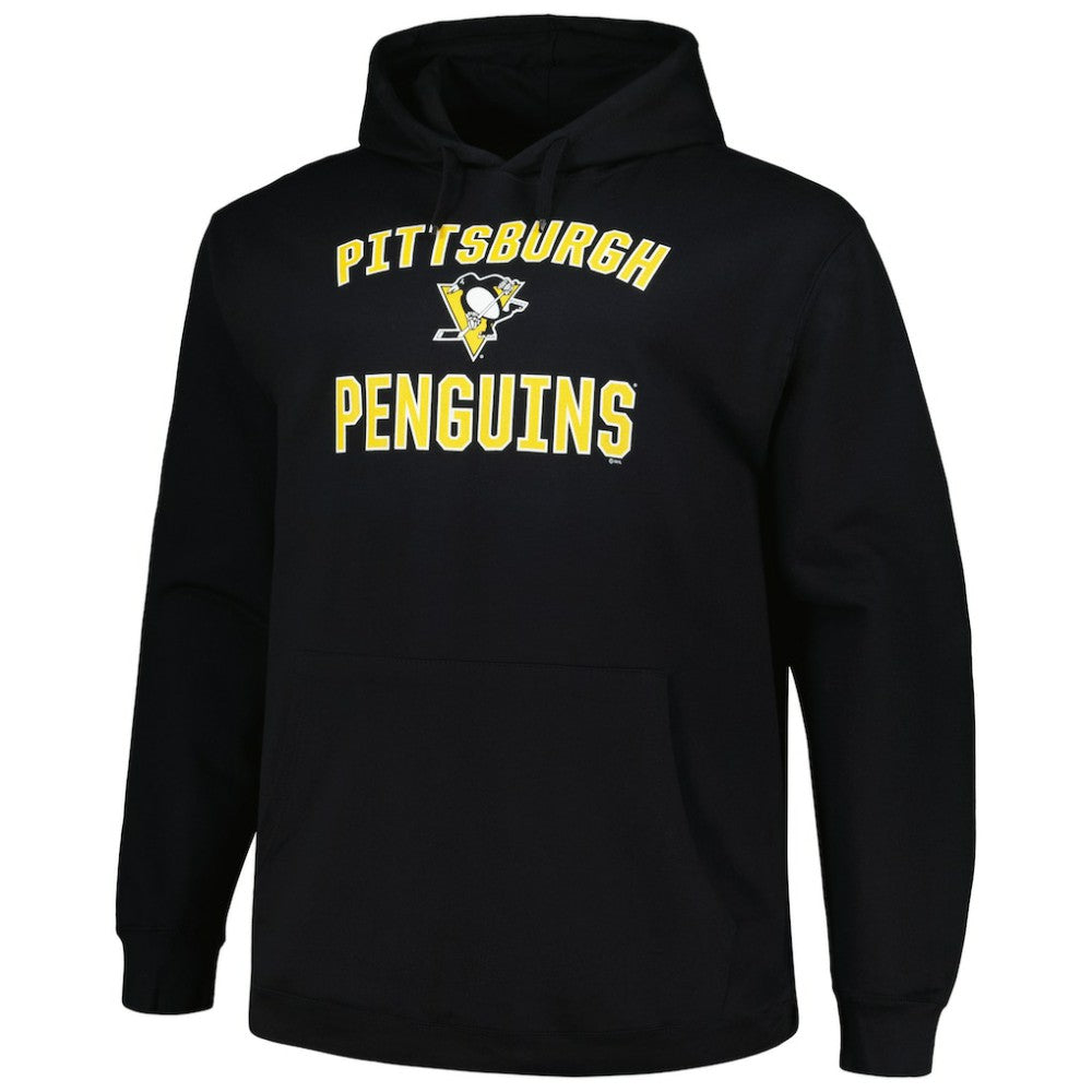 Pittsburgh Penguins Profile Big & Tall Arch Over Logo Pullover Hoodie -  NHL Hoodies