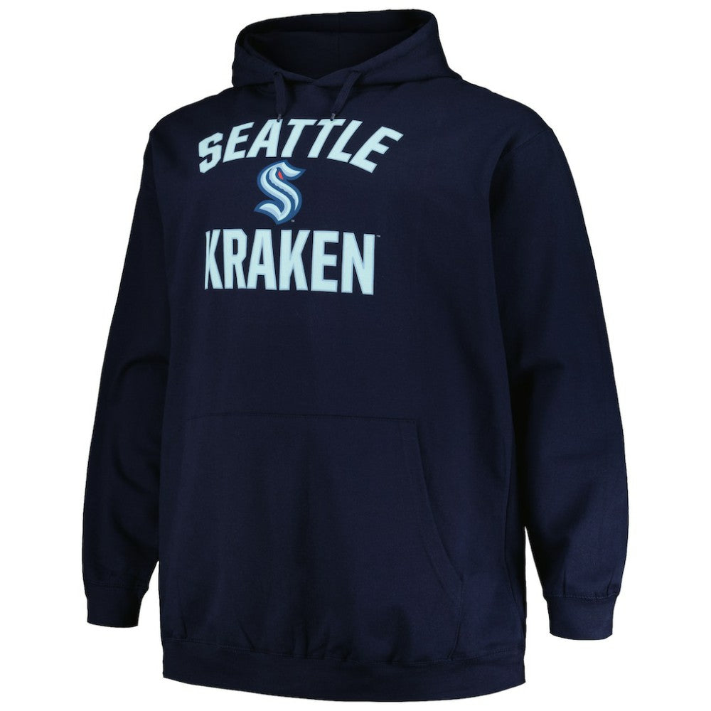 Seattle Kraken Profile Big & Tall Arch Over Logo Pullover Hoodie -  NHL Hoodies