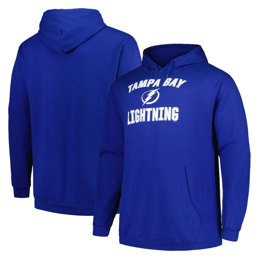Tampa Bay Lightning Profile Big & Tall Arch Over Logo Pullover Hoodie -  NHL Hoodies