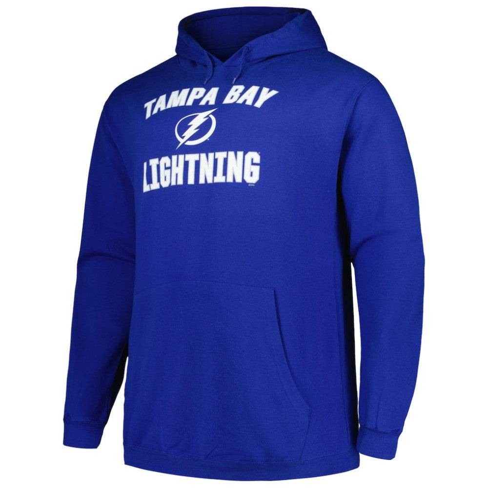 Tampa Bay Lightning Profile Big & Tall Arch Over Logo Pullover Hoodie -  NHL Hoodies