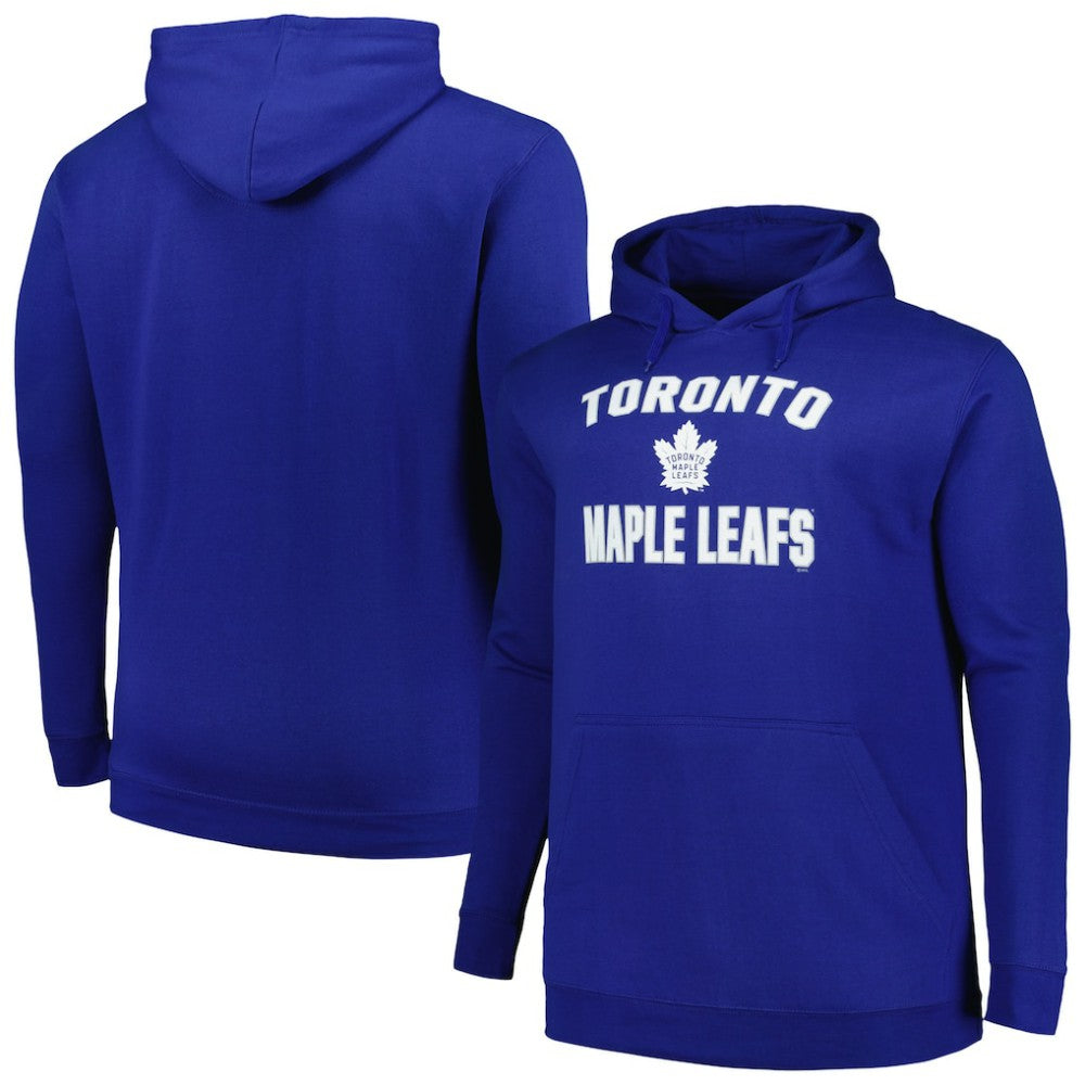 Toronto Maple Leafs Profile Big & Tall Arch Over Logo Pullover Hoodie -  NHL Hoodies