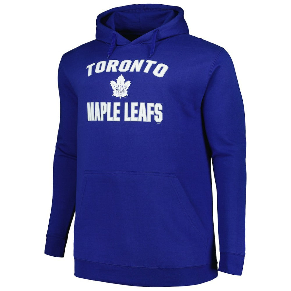 Toronto Maple Leafs Profile Big & Tall Arch Over Logo Pullover Hoodie -  NHL Hoodies