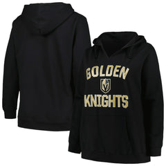 Vegas Golden Knights Profile Women's Plus Size Arch Over Logo Pullover Hoodie -  NHL Hoodies