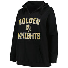 Vegas Golden Knights Profile Women's Plus Size Arch Over Logo Pullover Hoodie -  NHL Hoodies