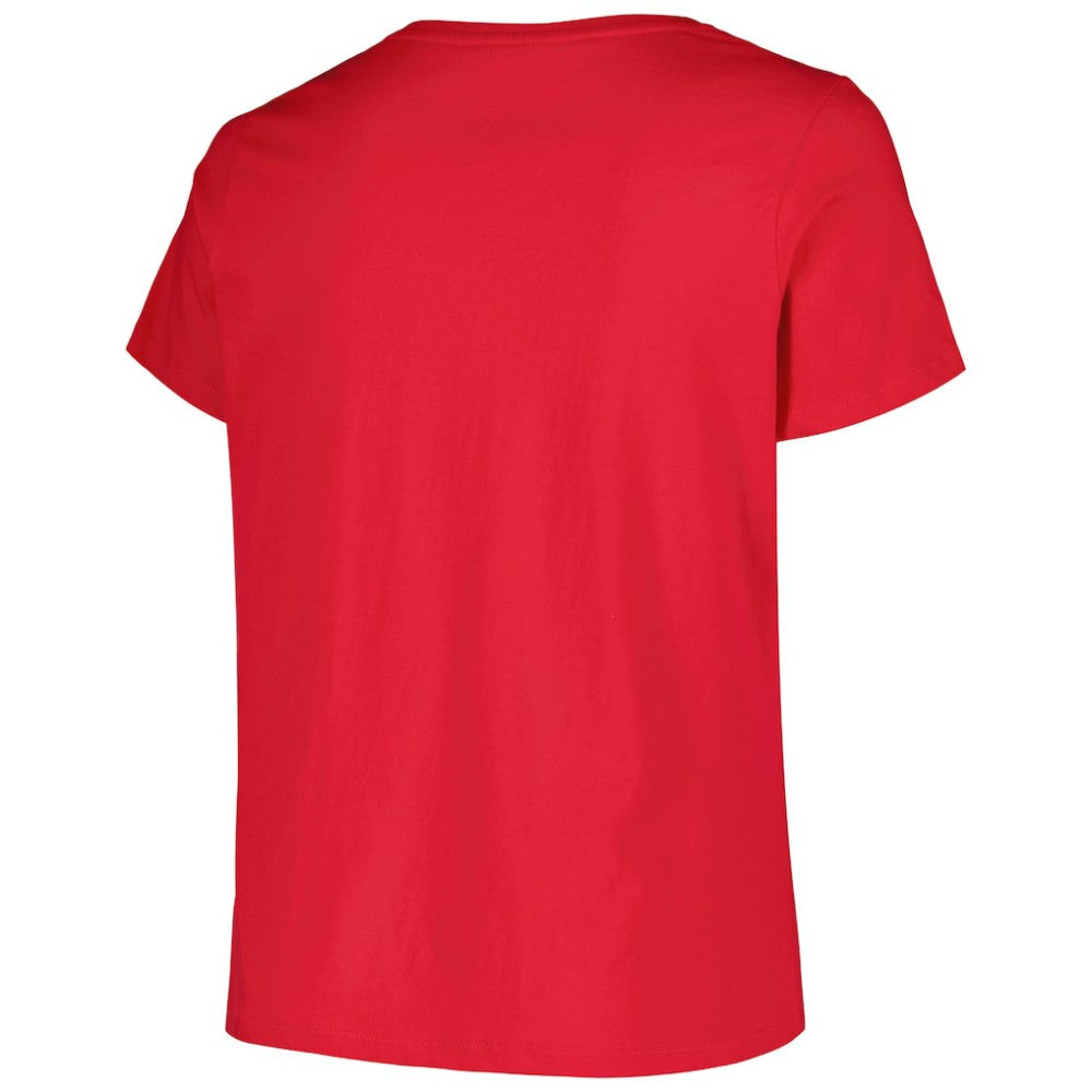 New Jersey Devils Profile Women's Plus Size Arch Over Logo T-Shirt -  NHL T-shirts